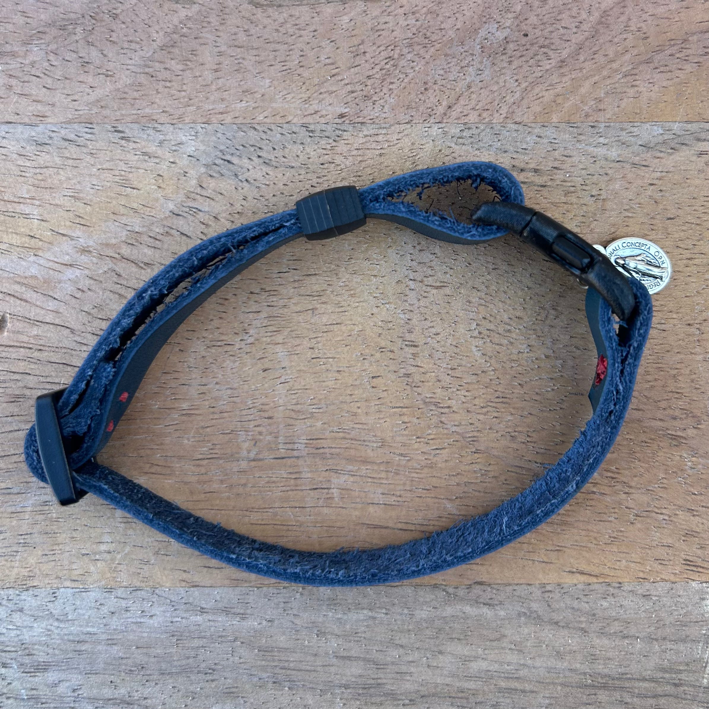 St Gertrude Leather Cat Collar