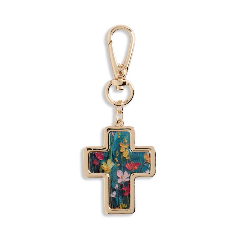 Bag Clip - Cross - Gold