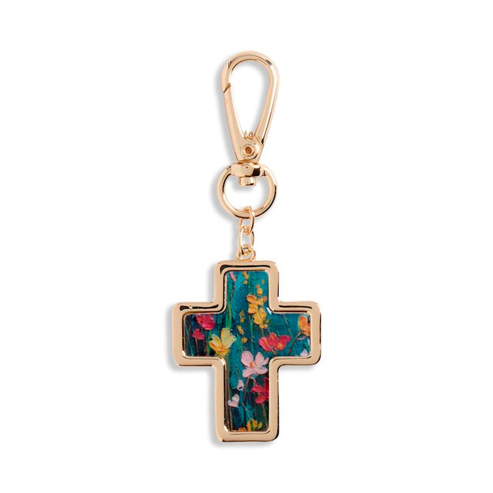 Bag Clip - Cross - Gold