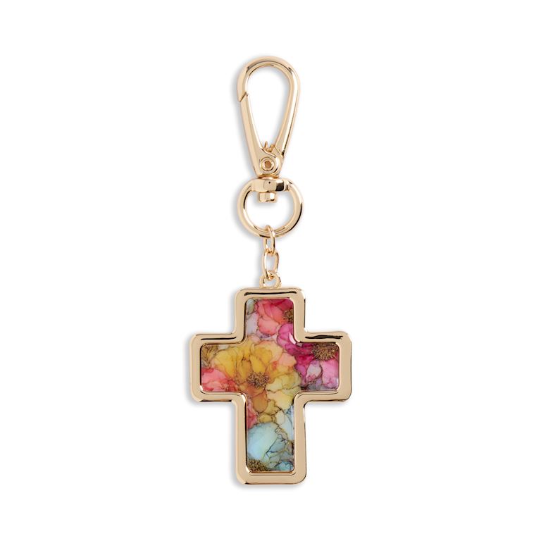 Bag Clip - Cross - Gold