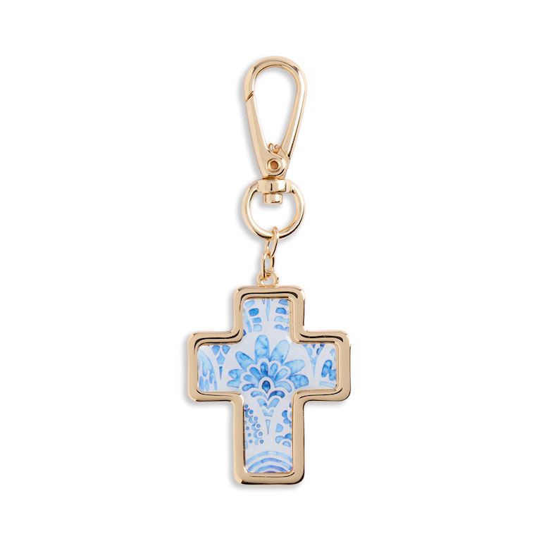 Bag Clip - Cross - Gold