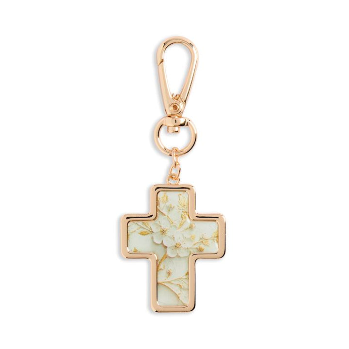 Bag Clip - Cross - Gold