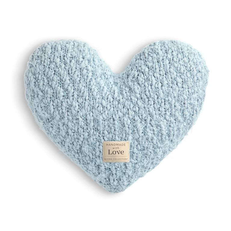 Pillow - Heart - Soft Blue