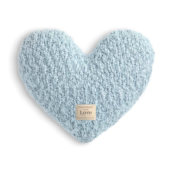 Pillow - Heart - Soft Blue
