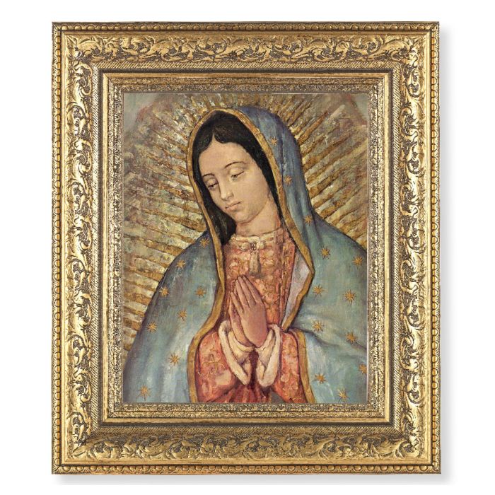 Our Lady of Guadalupe Gold Leaf Bust Picture
