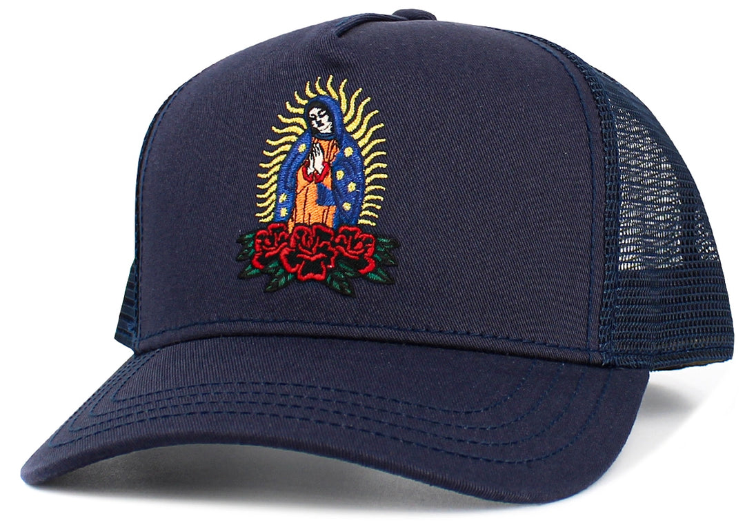 Baseball Cap - Our Lady of Guadalupe - Black - Mesh Back