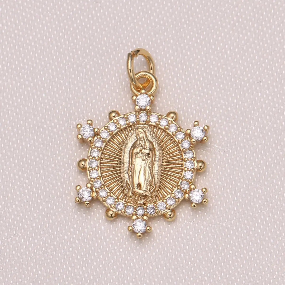 Pendant - OLG - Crystal - Gold