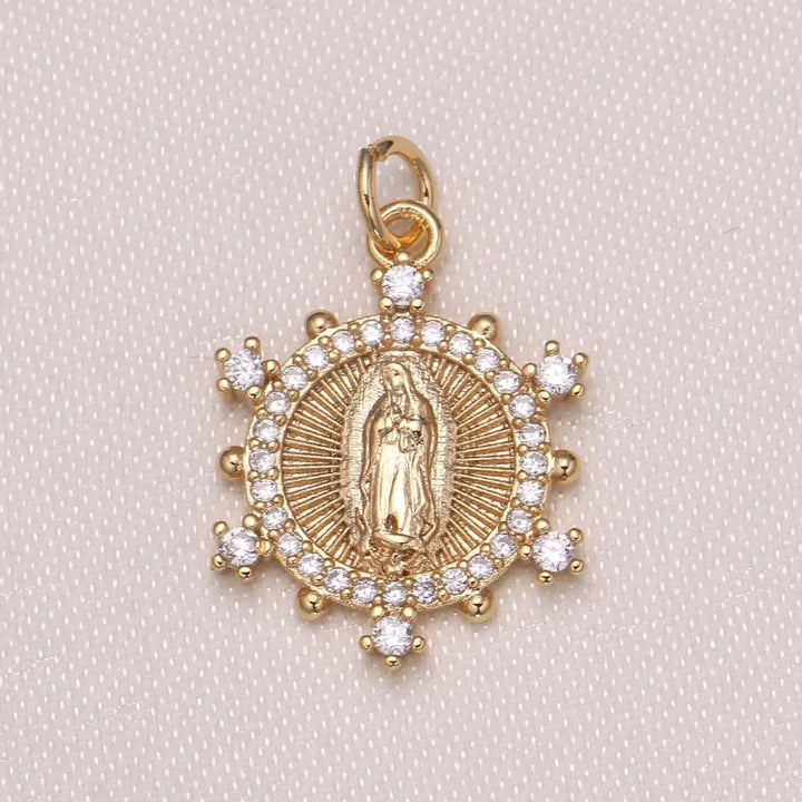 Pendant - OLG - Crystal - Gold