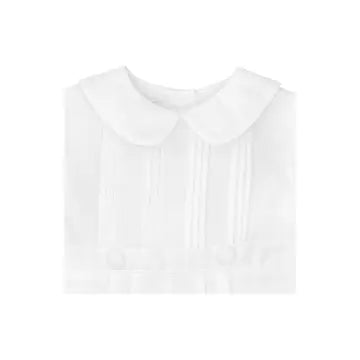Baptismal Knicker with Pintucks & Bonnett