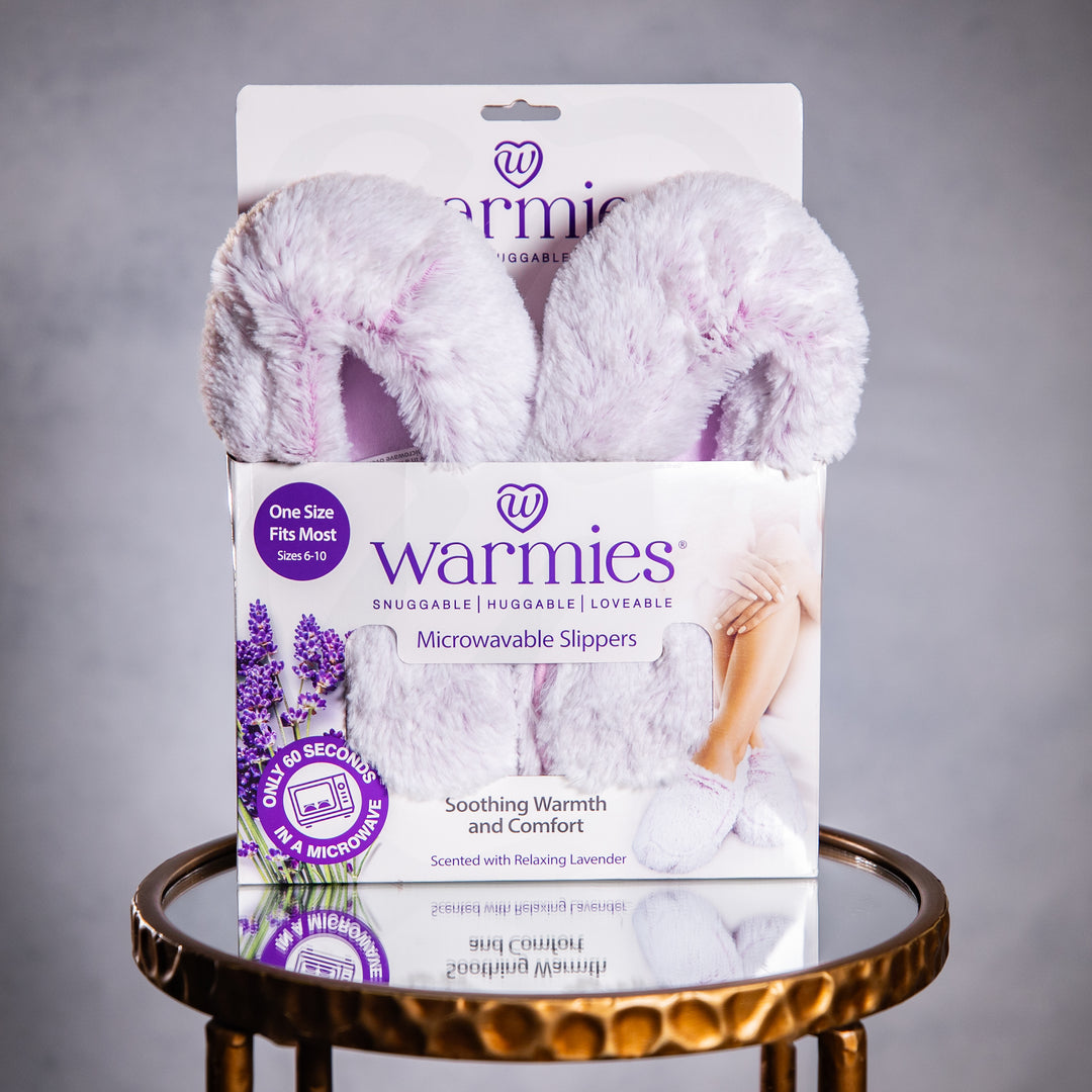 Warmies - Slippers - Lavender - Marshmallow