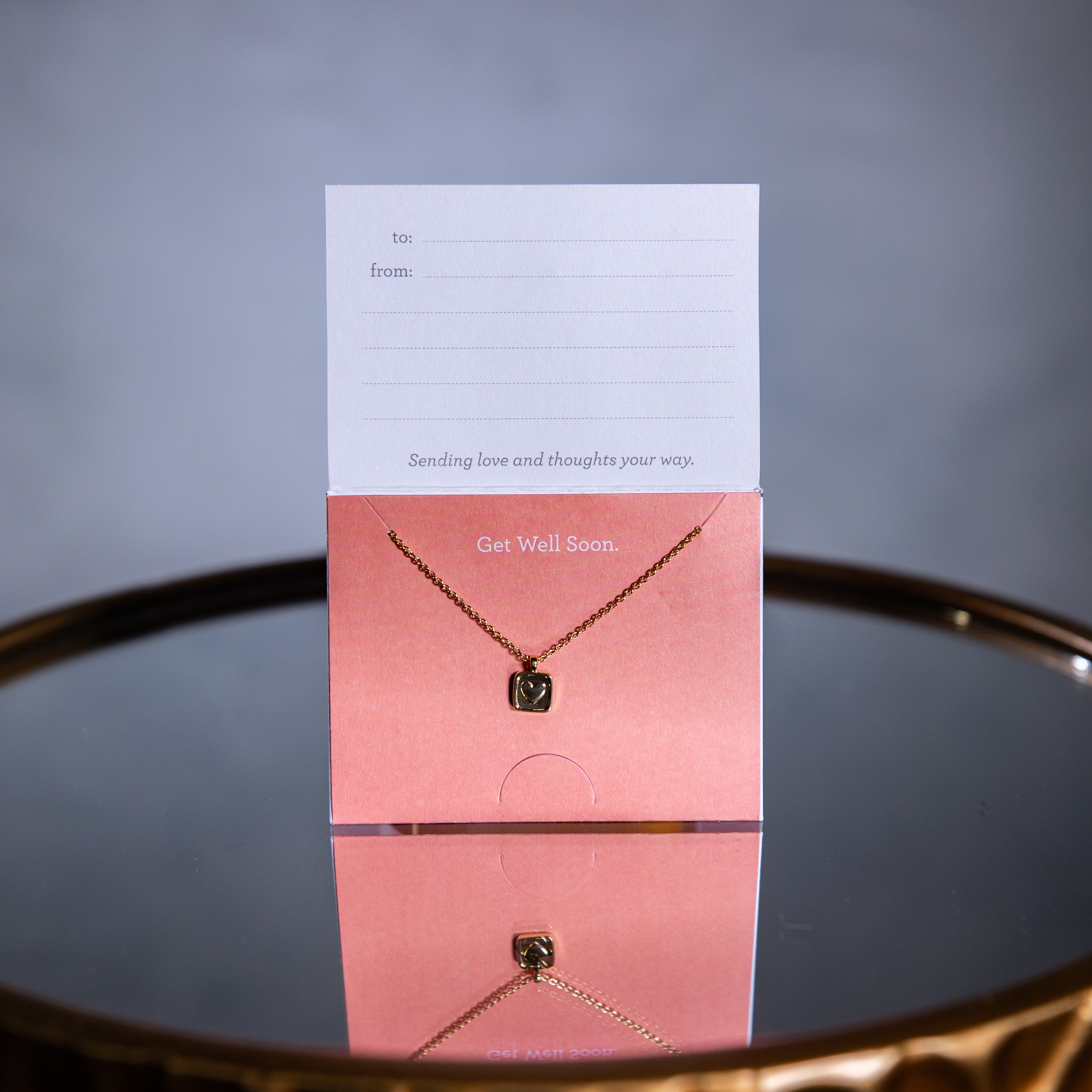 Necklace Card - Get Well Soon