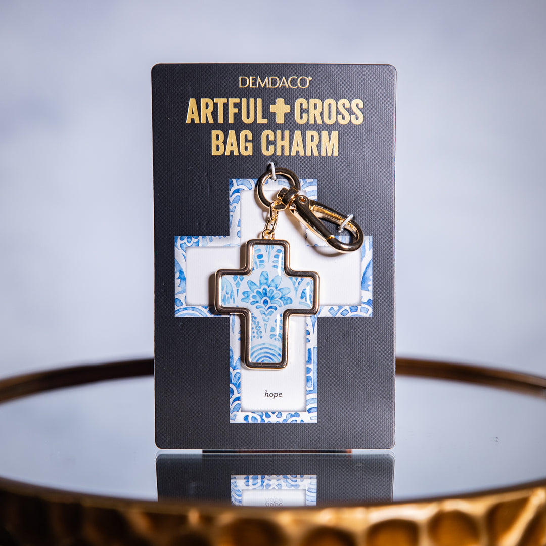 Bag Clip - Cross - Gold