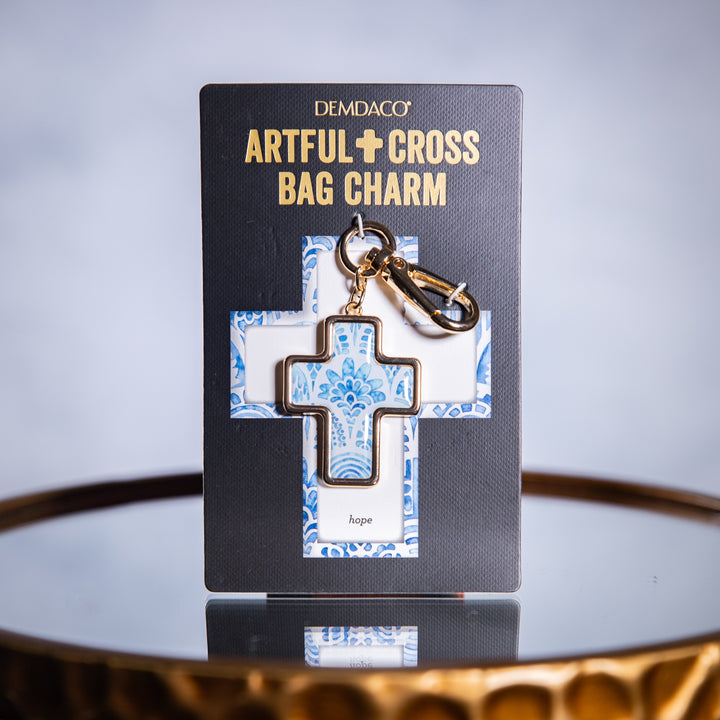 Bag Clip - Cross - Gold