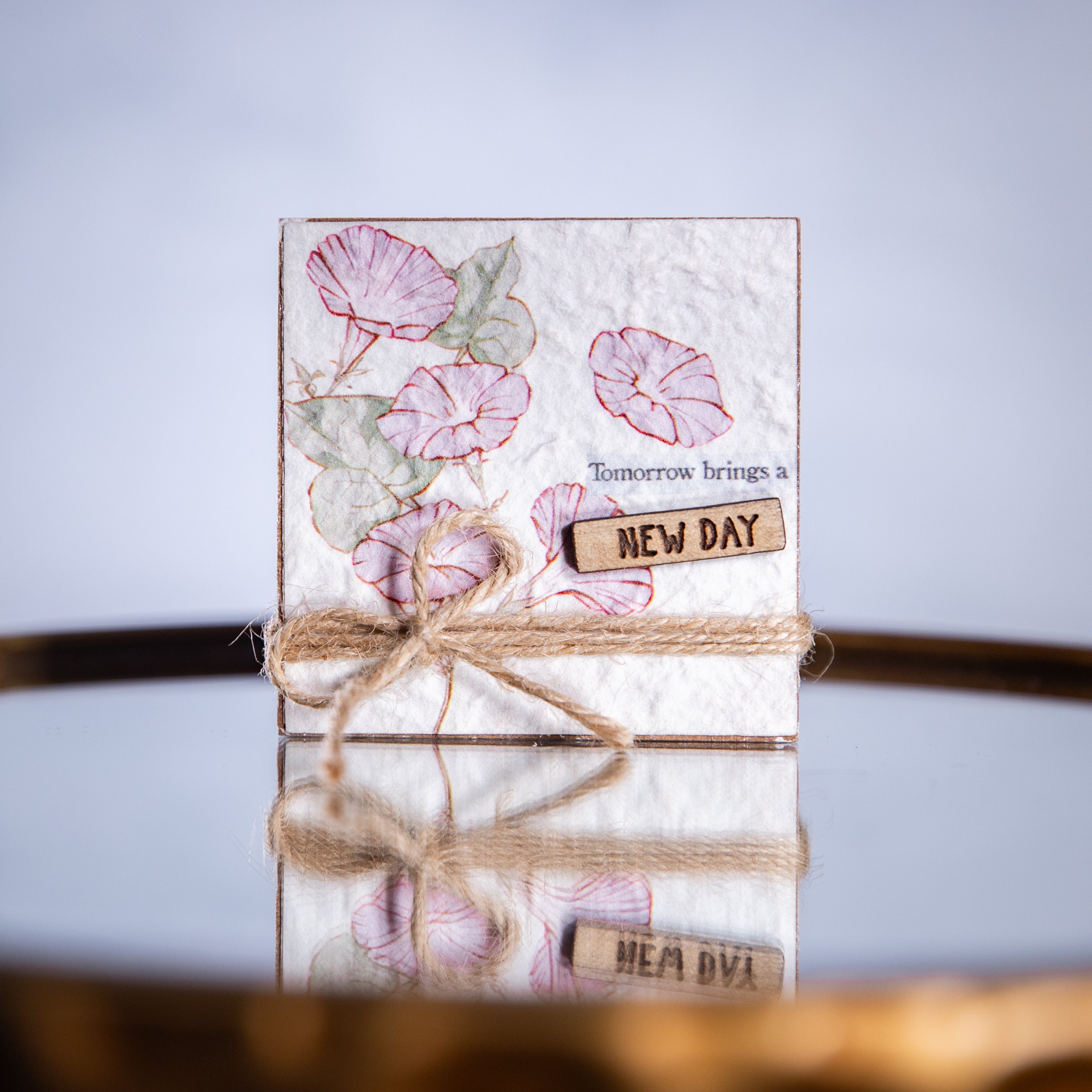 Floral Message Block