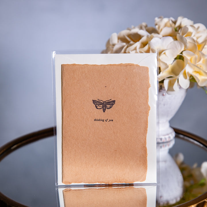 Card - Thinking of You - Moth