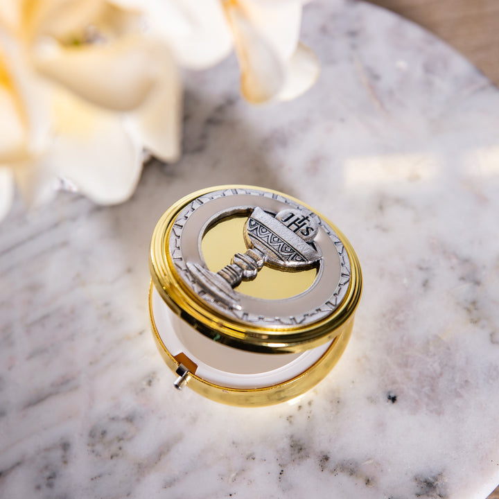 Rosary Holder - Chalice - Gold