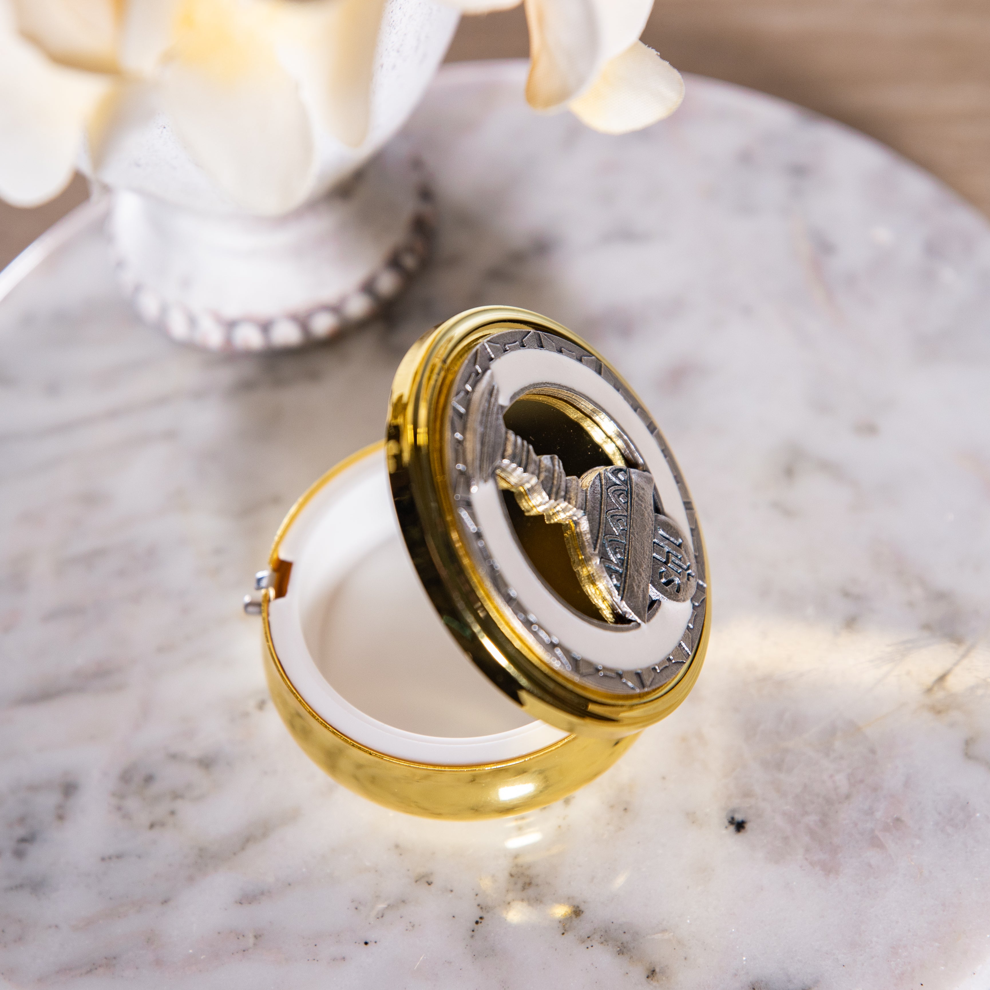 Rosary Holder - Chalice - Gold