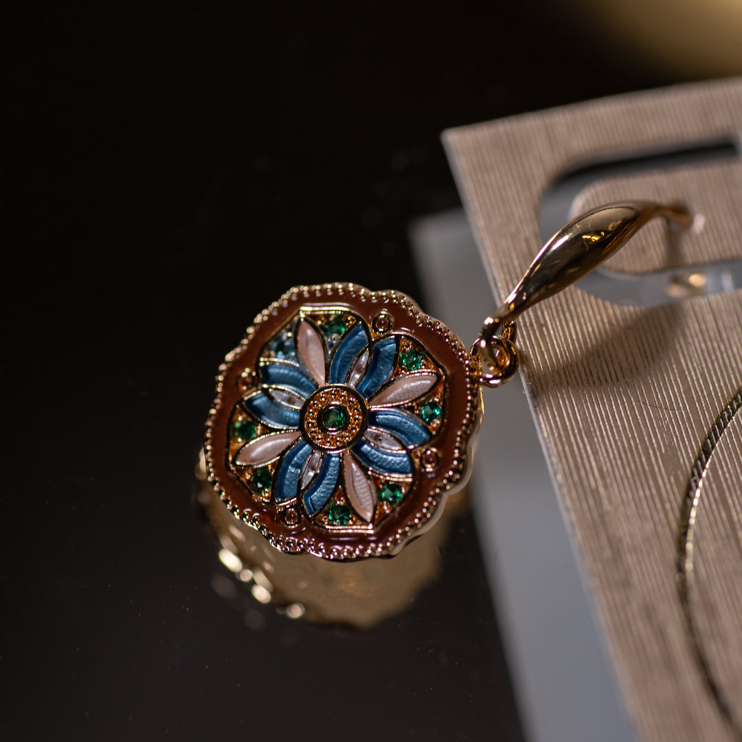 Earrings - Art - Enamel - Dangle