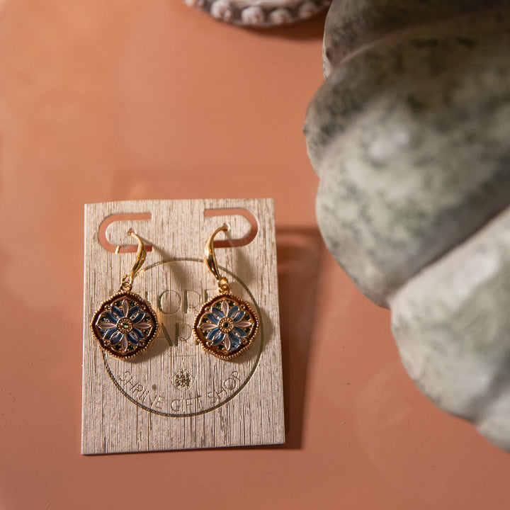 Earrings - Art - Enamel - Dangle