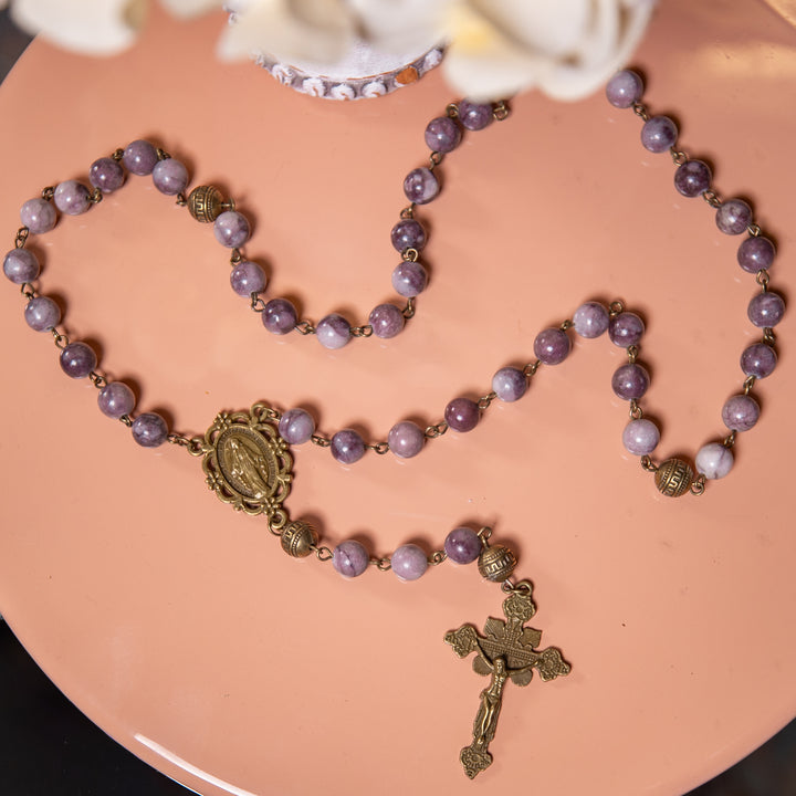 Rosary - Dusky Purple - Agate - MM