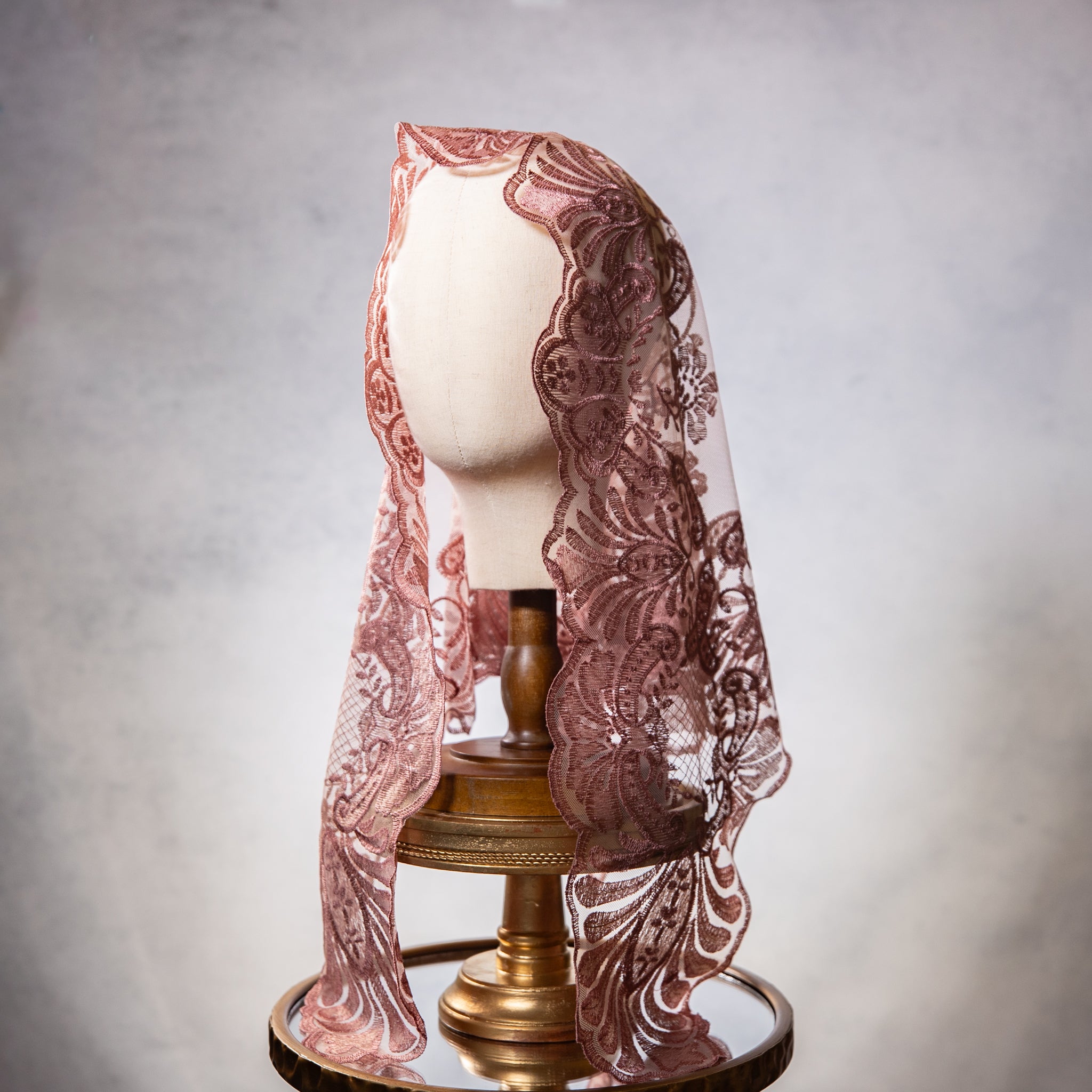 Blush Chapel Veil