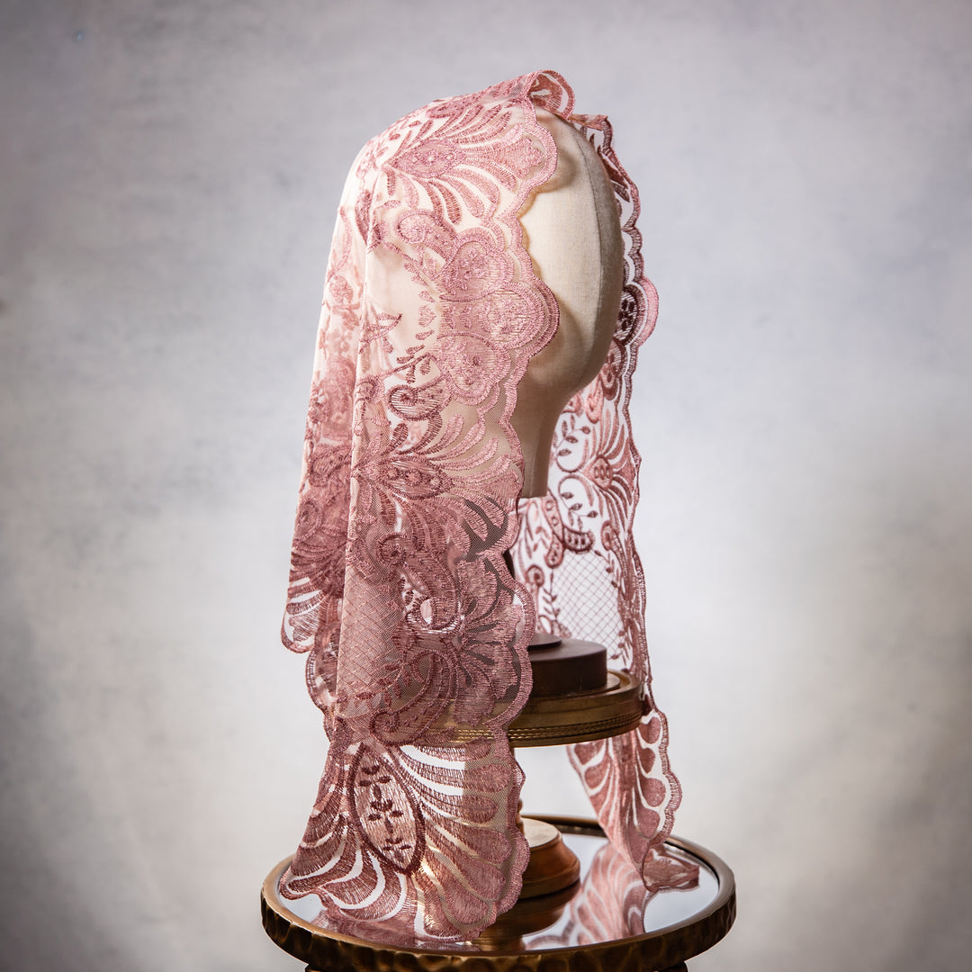 Blush Chapel Veil