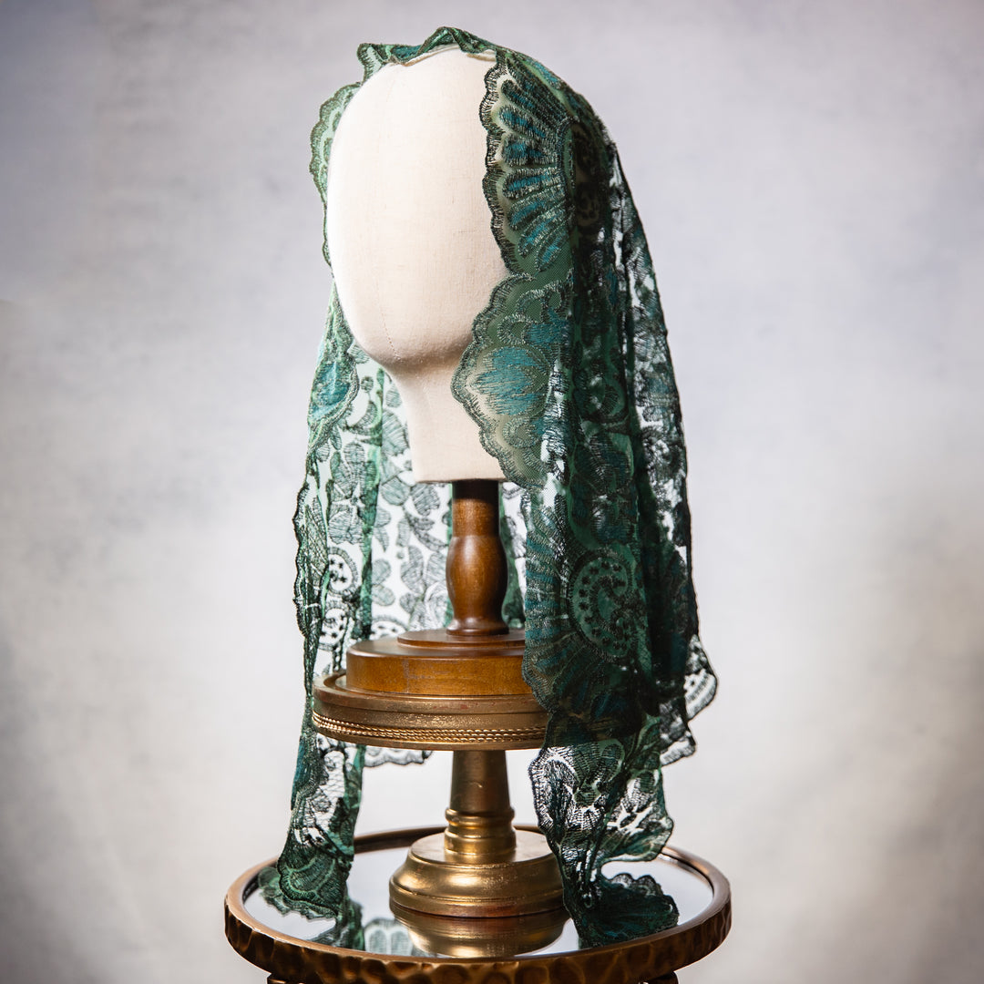 Military Green Chapel Veil