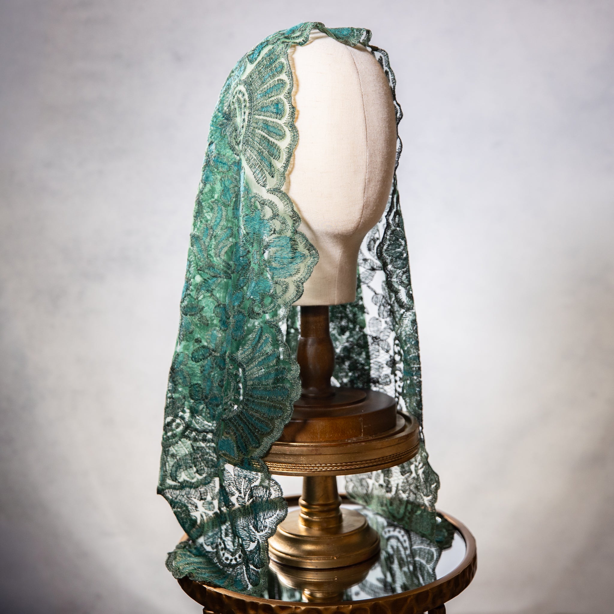 Military Green Chapel Veil