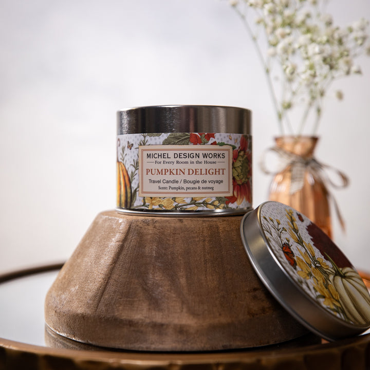 Tin Candle - Pumpkin Delight - Travel