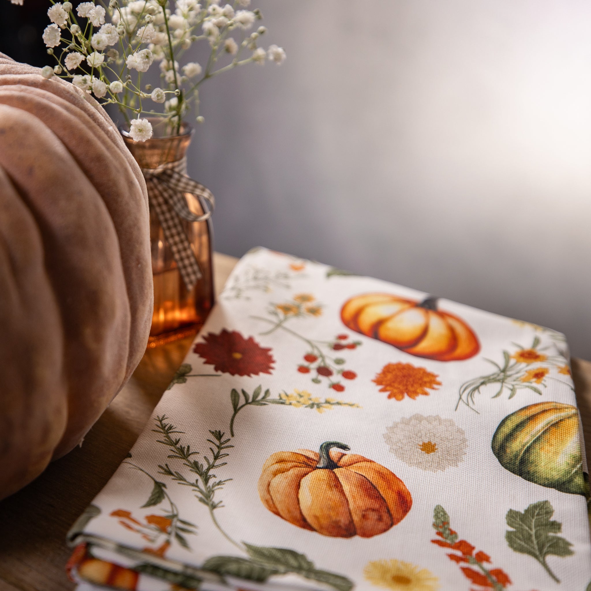 Kitchen Towel Set - Pumpkin Delight - 2pc