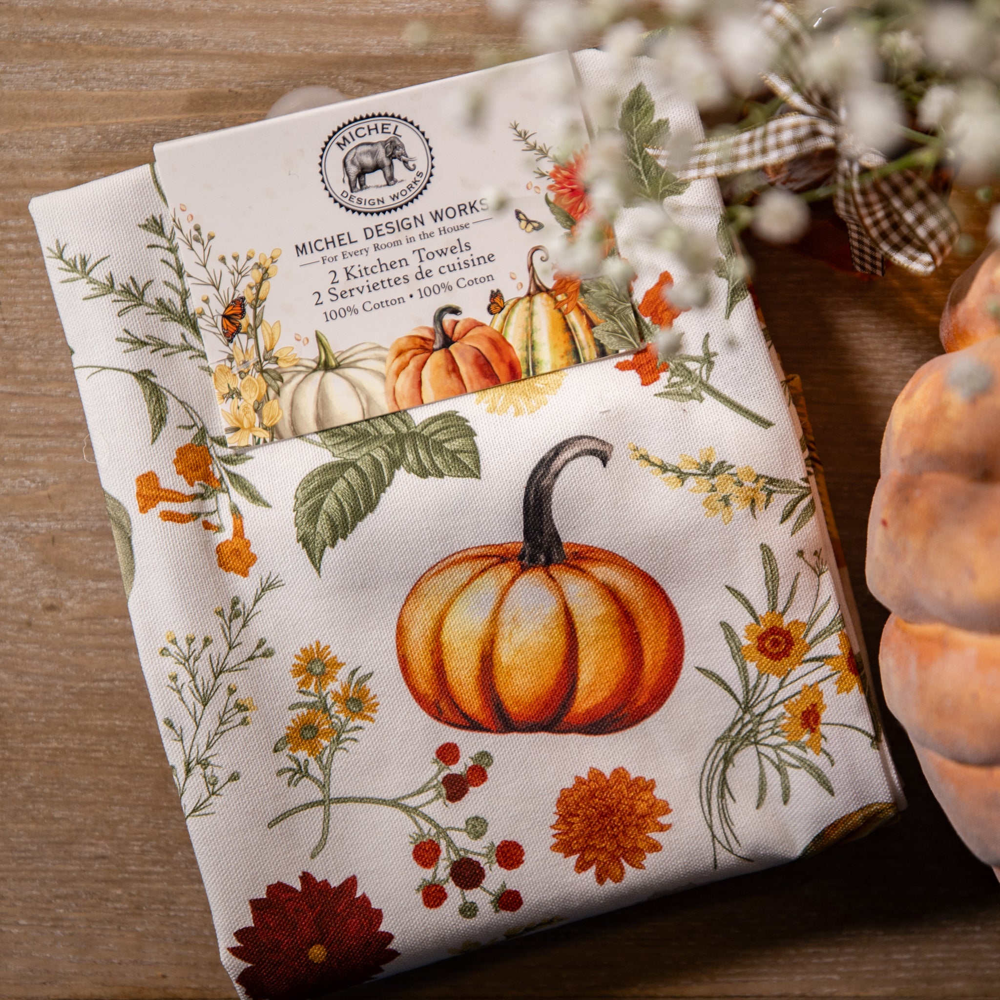 Kitchen Towel Set - Pumpkin Delight - 2pc