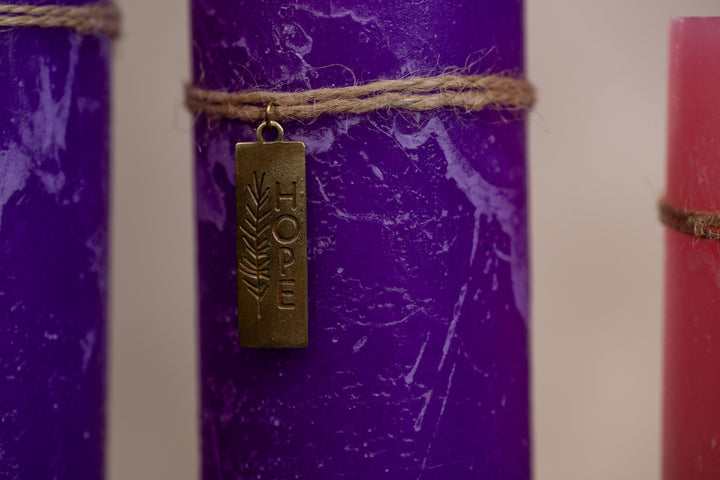 4pc Advent Candles - Pillar