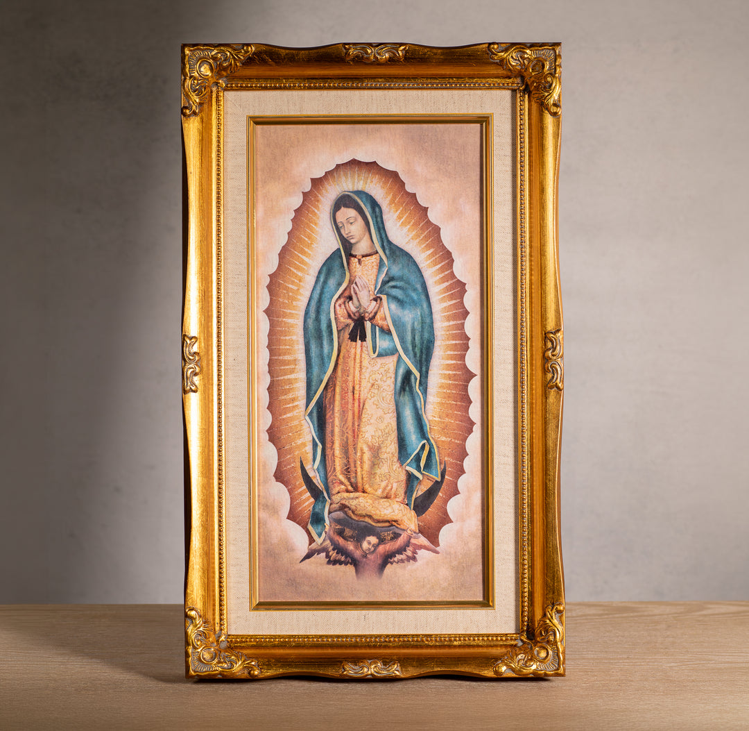 Our Lady of Guadalupe Gold Leaf Picture