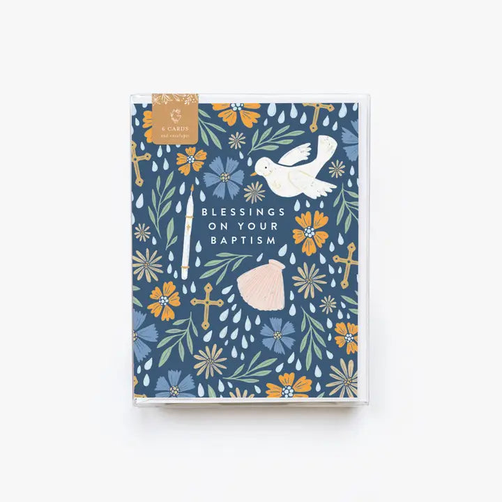 Boxed Card Set - Blessings on Your Baptism - 6pc