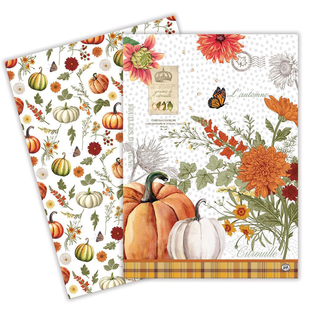 Kitchen Towel Set - Pumpkin Delight - 2pc