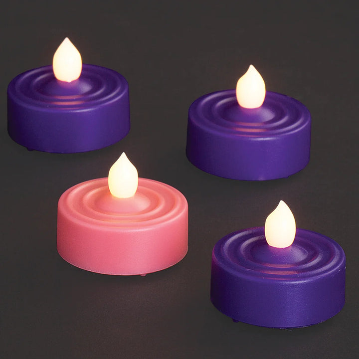 Advent Tea Lights - Flameless - 4pc