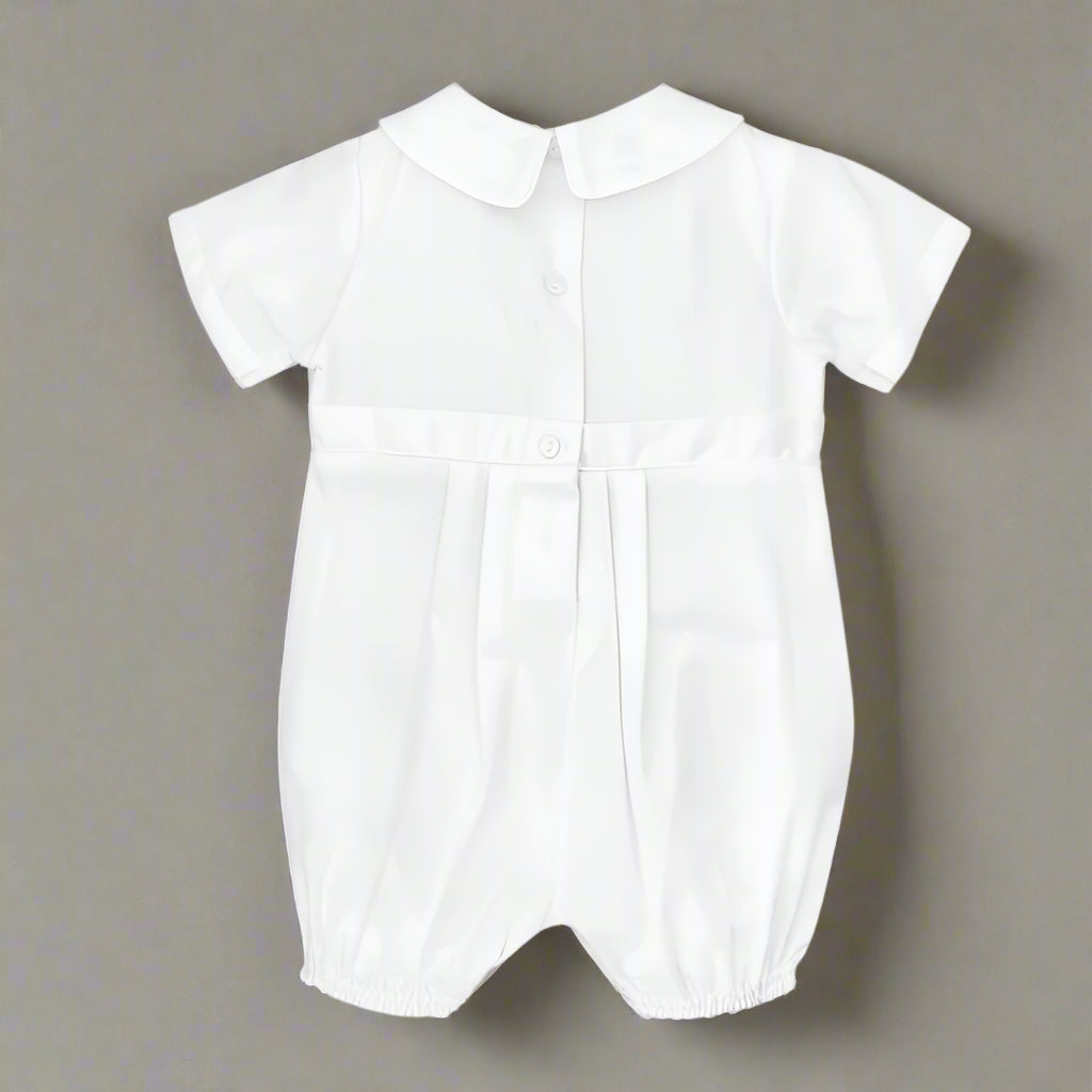 Baptismal Knicker with Pintucks & Bonnett