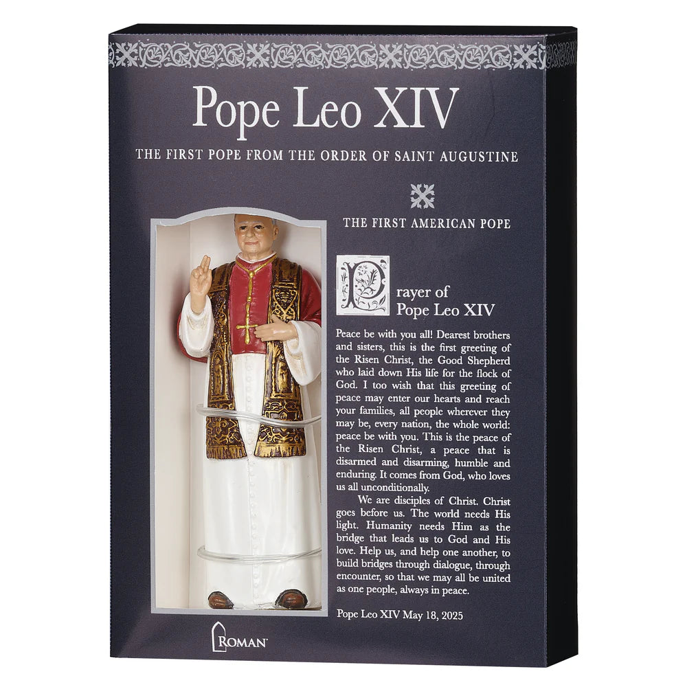 Statue - Pope Leo XIV - 4" - Boxed