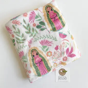 Blanket - Our Lady of Guadalupe - Minky - 50"x60"