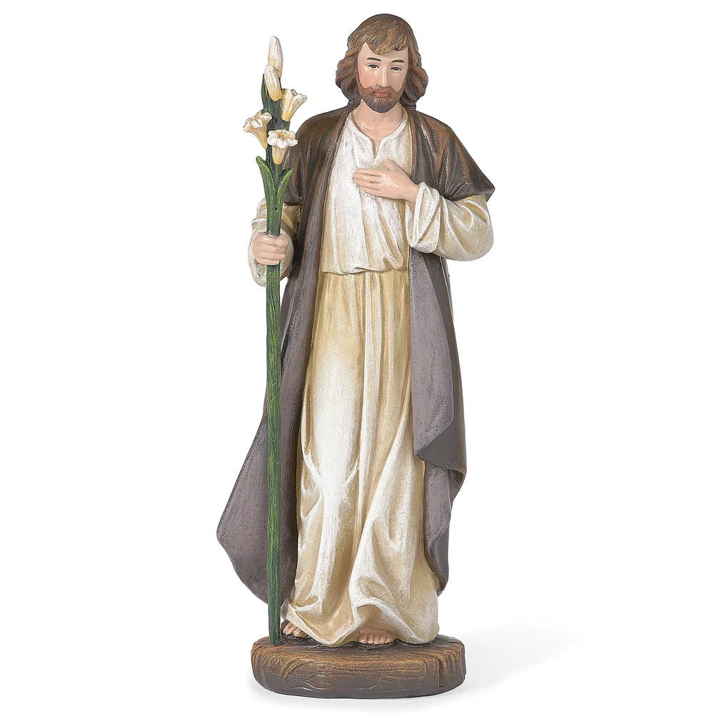 Statue - St. Joseph - Home Blessing - Resin - 7.75"