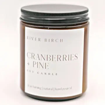Candle - Cranberries/Pine/Amber - Soy - 8.5oz