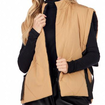 Reversible Vest - Black/Tan