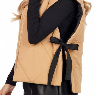 Reversible Vest - Black/Tan