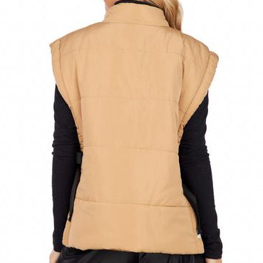 Reversible Vest - Black/Tan