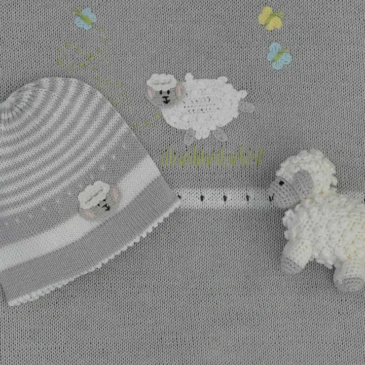 Lamb Baby Blanket