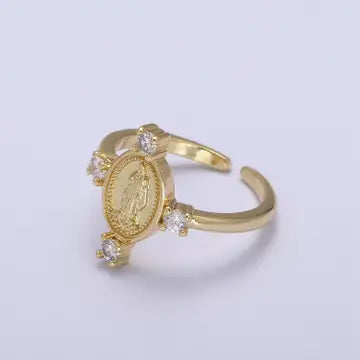 Ring - OLG - Crystal Rim - Gold
