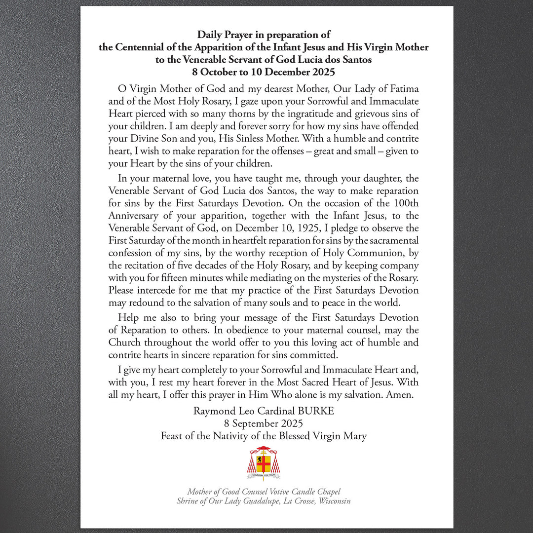 Nine Weeks of Prayer – Centennial of Fatima Devotion