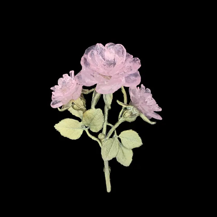 Brooch - Blushing Rose
