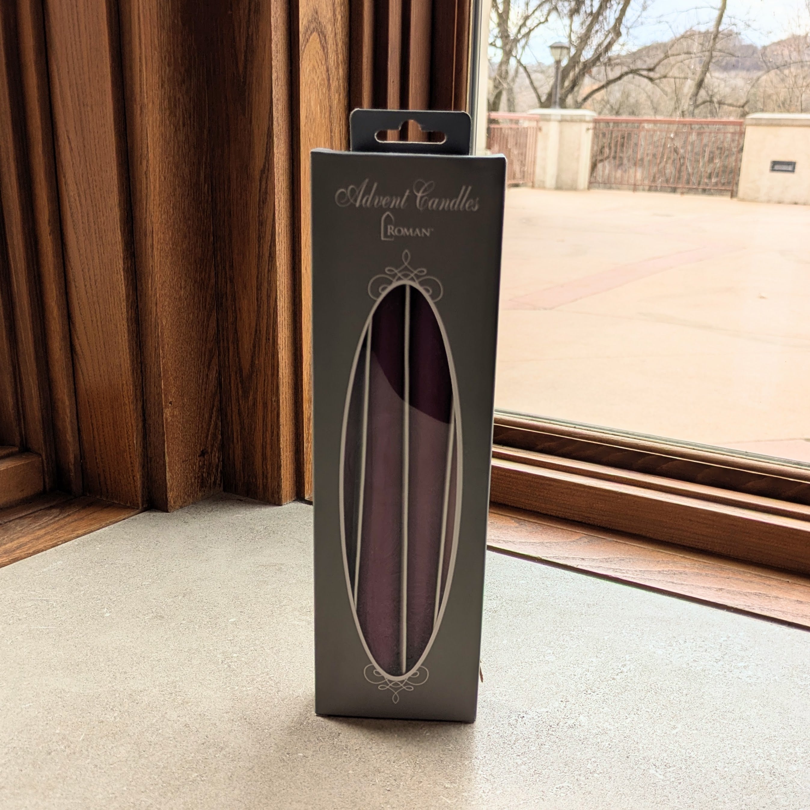 Advent Candles - 4Pc - Wax - 10"H