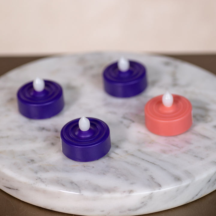 Advent Tea Lights - Flameless - 4pc